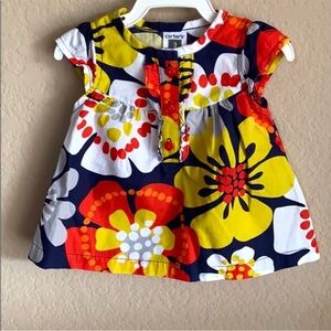 Carter’s floral cap sleeved dress